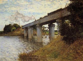 尅勞德 莫奈 The Railway Bridge at Argenteuil